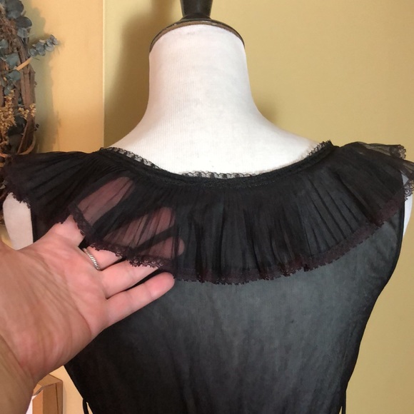 VINTAGE 60’s MOVIESTAR brand Size 36 Wicked Sexy BabyDoll Transparent Pleats USA - Picture 13 of 16